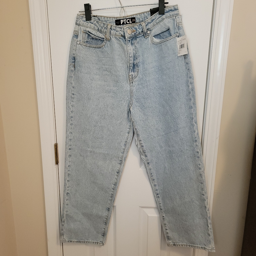 PTCL NWT High Rise Skinny Fit Light Wash Denim Jeans Size 29 - Picture 2 of 7